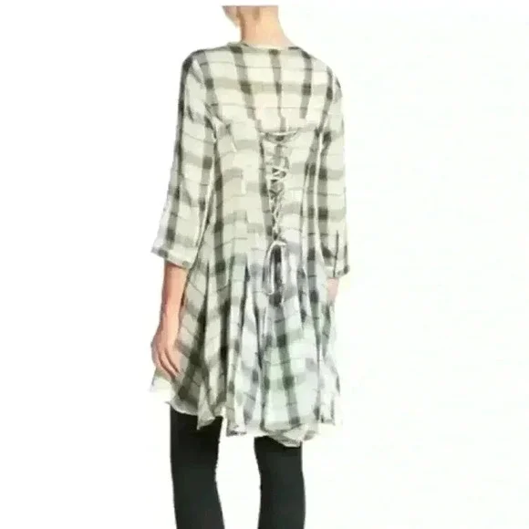 Aratta Summer Breeze Shirt Tunic Green Small Nwts! - Picture 2 of 10